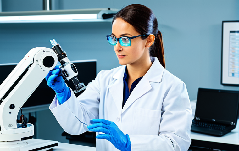 **
"A professional female engineer in a clean lab environment, fully clothed in appropriate safety gear (lab coat, safety glasses), working on a robotic arm. Modern equipment, bright lighting, safe for work, appropriate content, fully clothed, professional, perfect anatomy, correct proportions, natural pose, well-formed hands, proper finger count, natural body proportions, modest clothing, family-friendly."
**