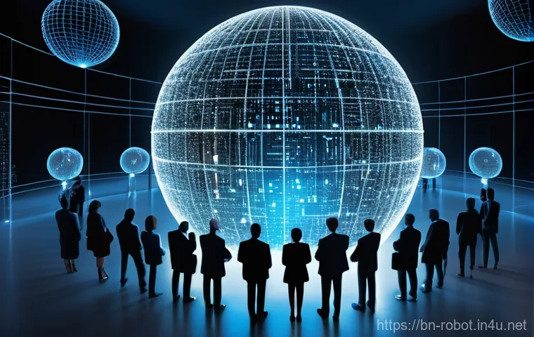 로봇 윤리 가이드라인 - **Prompt:** A vibrant, collaborative learning hub set in a near-future city. A diverse group of youn...